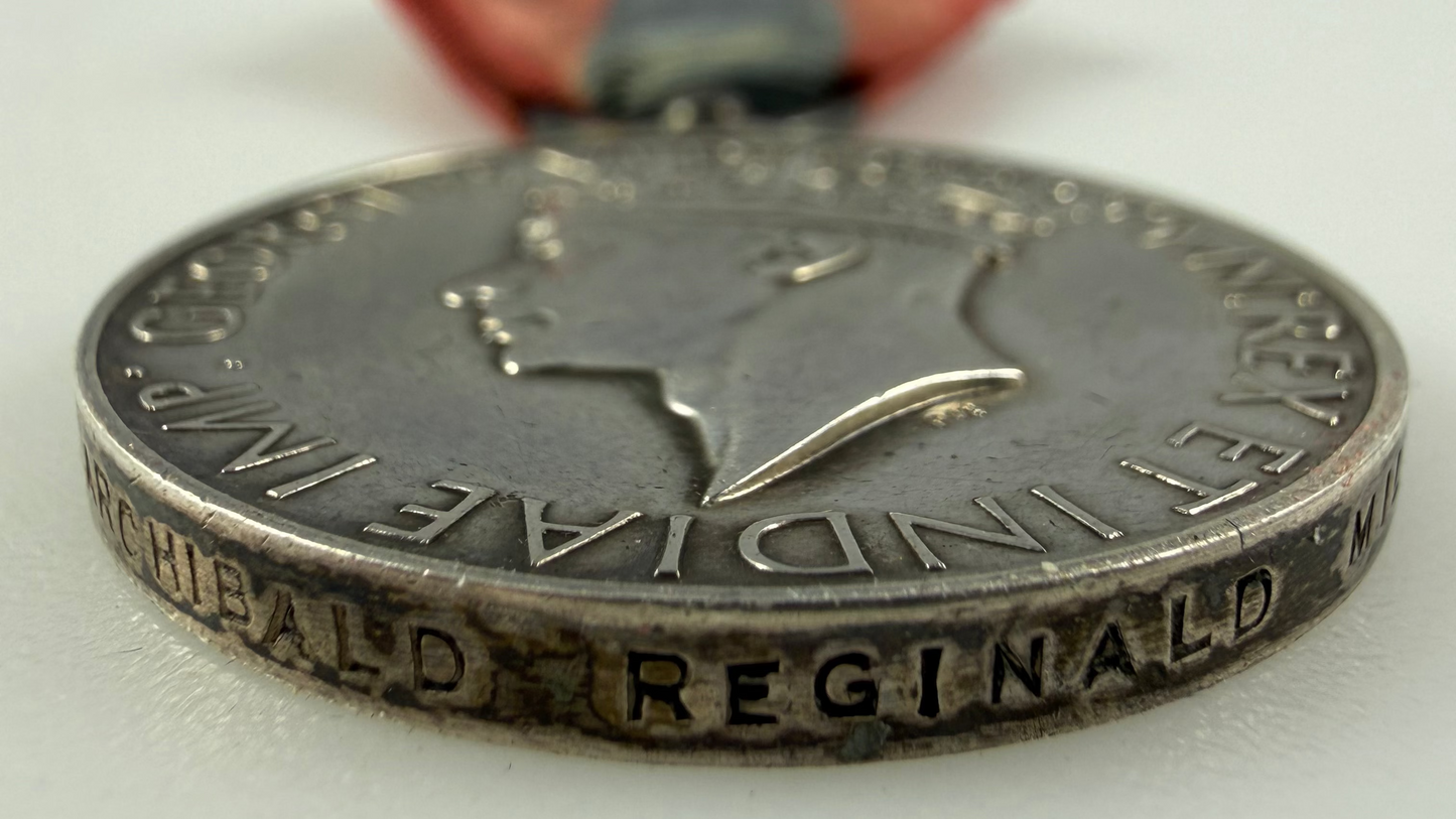 British – WWI – 1914 Star Trio & Imperial Service Medal Group  – Royal Enginers – Miles