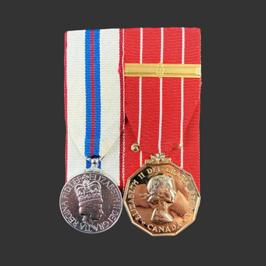 Canadian – Post-WWII – Long Service Medal Pair – Gilbank