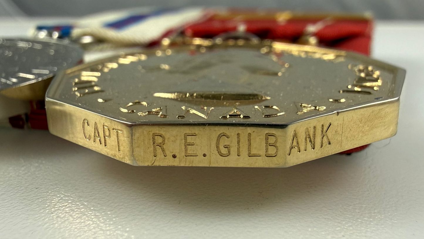 Canadian – Post-WWII – Long Service Medal Pair – Gilbank