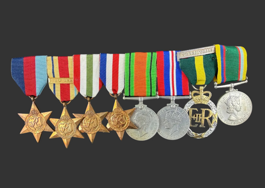 British – WWII – Long Service Medal Group – Royal Signals – Cadet Forces – Walton