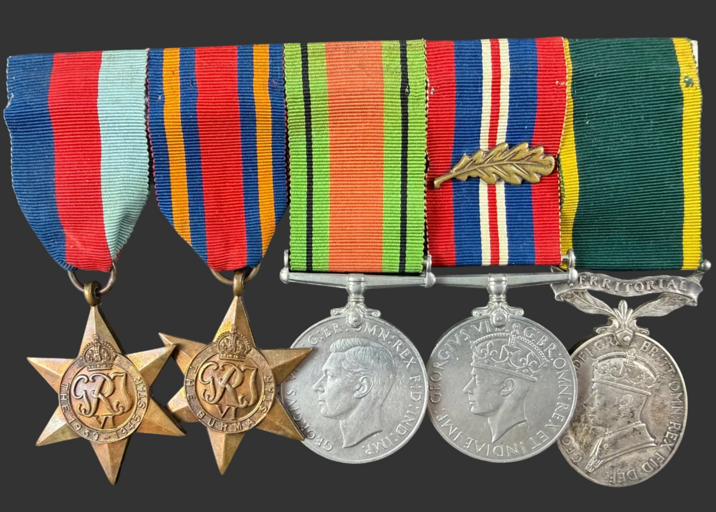 British – WWII – Long Service Medal Group – Royal Signals late Royal Artillery  – Mentioned in Despatches – White