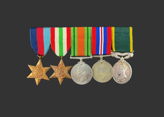 British – WWII – Long Service Medal Group – Royal Artillery – Mentioned in Despatches – Innes-Ker