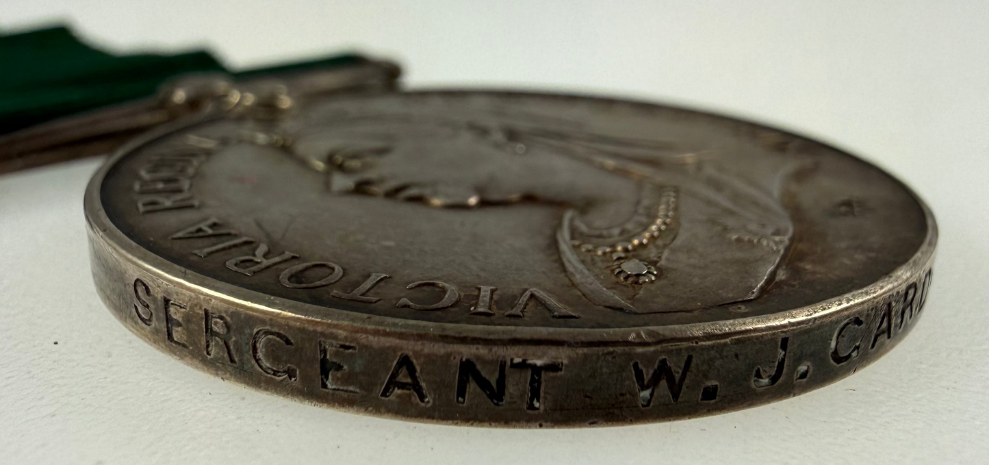 Canadian – Victorian – Colonial Auxiliary Forces Long Service Medal – 5th Regiment (Royal Scots of Canada)– Gardner