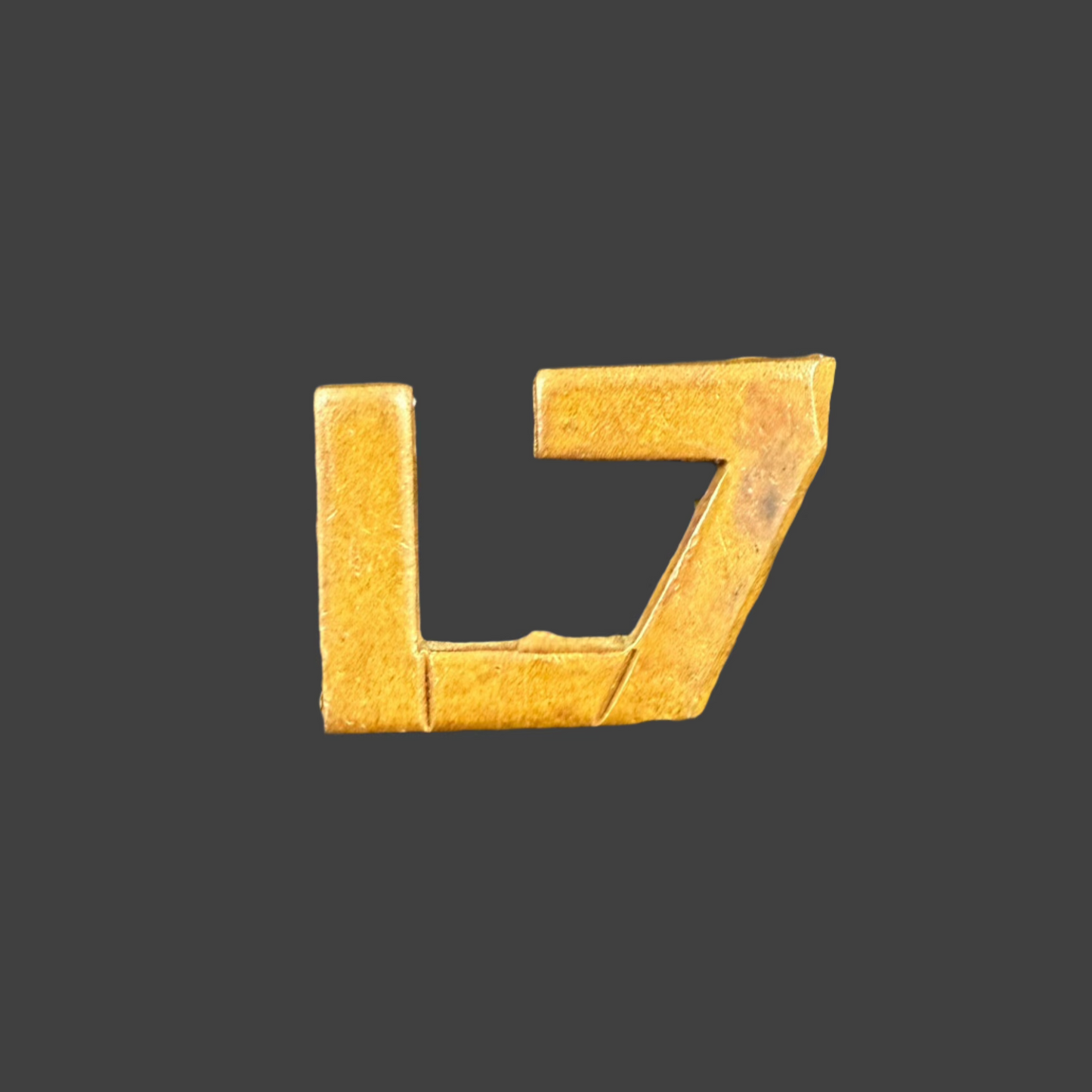WWI - CEF Shoulder Numeral - 17th Canadian Infantry Battalion (Nova Scotia Highlanders)