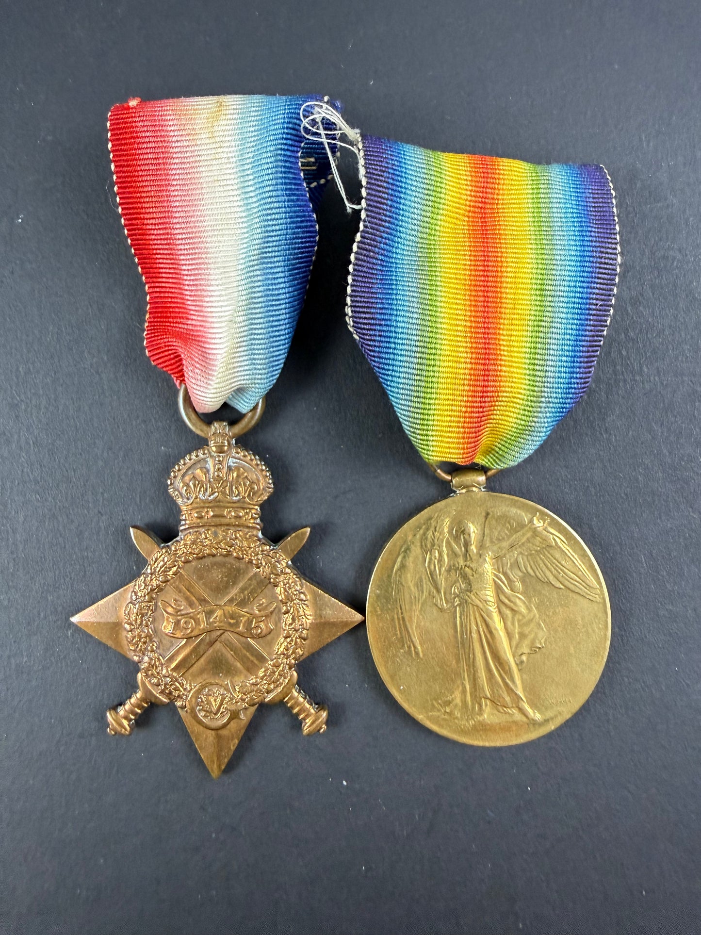 British – WWI – 1914-15 Star / Victory Medal – Royal Irish Fusiliers - Bryan