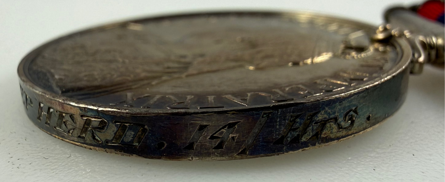 British – Victorian and WWI Medal Group – 14th (King's) Hussars – Wounded Boer War – Shepherd