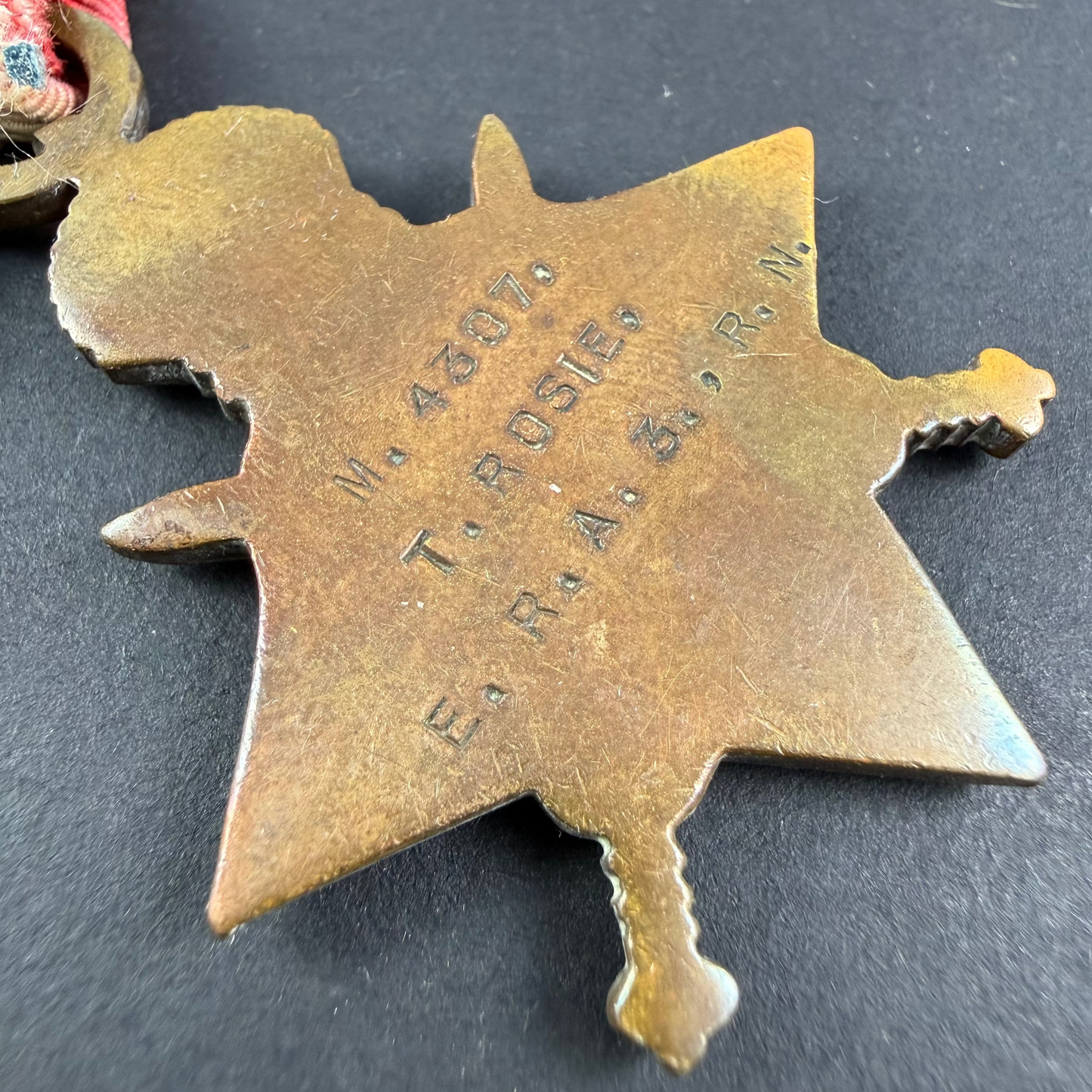 British – WWI – 1914-15 Medal Trio and Royal Navy Long Service Medal Group – Jutland Veteran HMS Royalist – Rosie