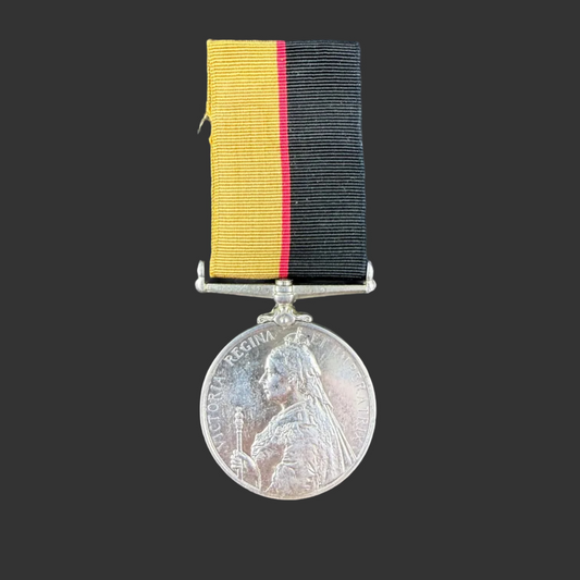 British – Victorian – Queen’s Sudan Medal – Royal Warwickshire Regiment – Conway - KIA