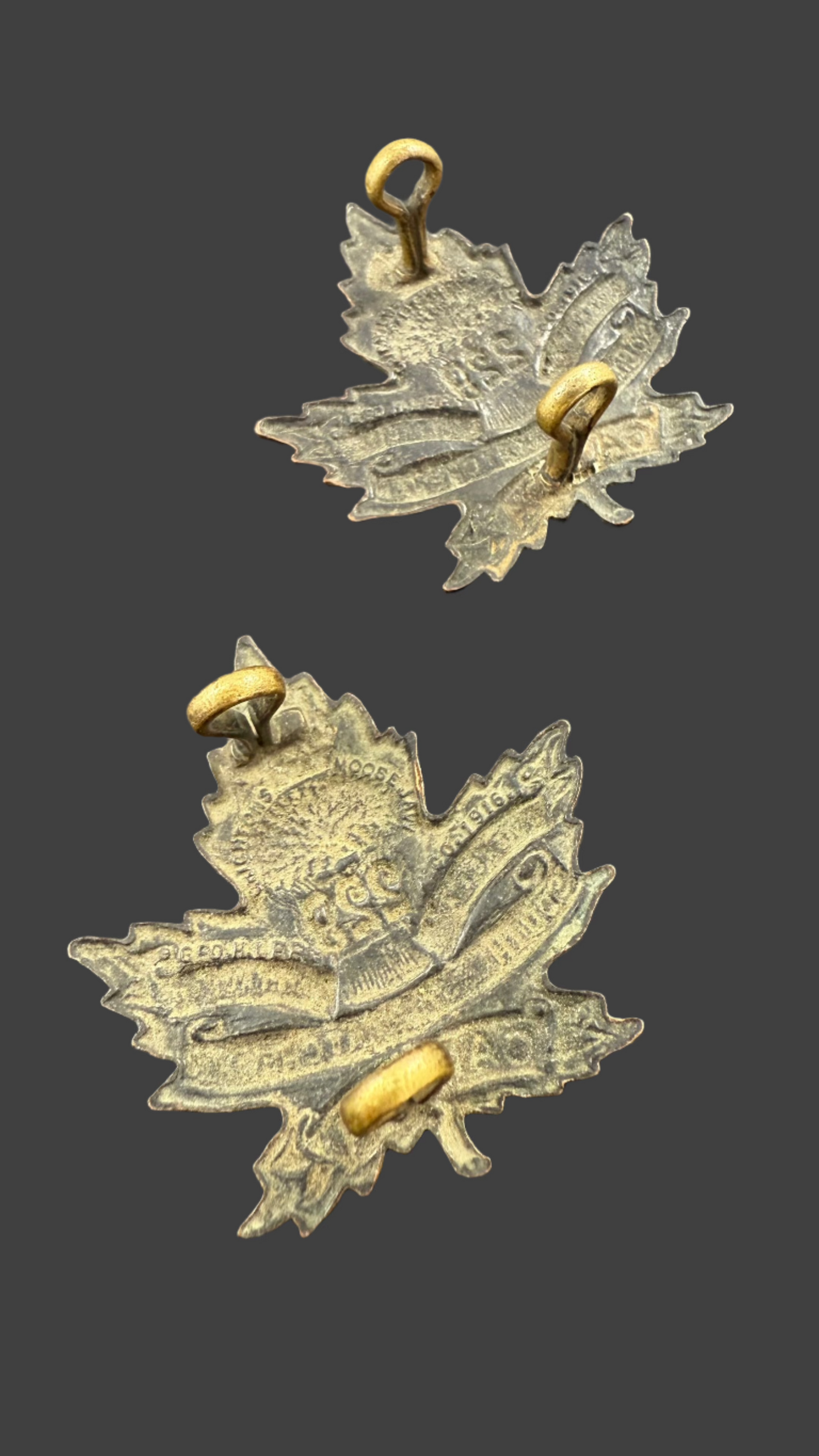 WWI - CEF Collar Badges - 229th Canadian Infantry Battalion (South Saskatchewan)