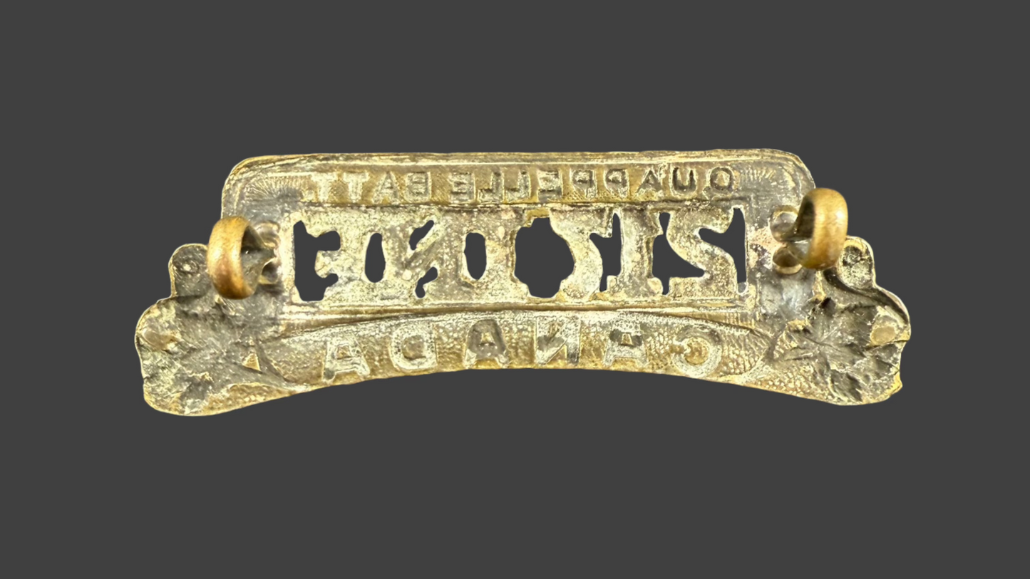 WWI - CEF Shoulder Title - 217th Canadian Infantry Battalion (Qu'Appelle Battalion)
