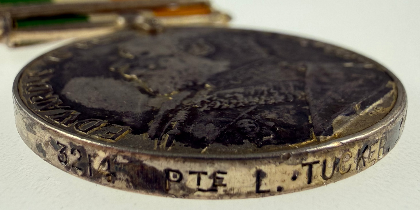British – Victorian – India and South Africa Campaign Medal Group – Devonshire Regiment - Tucker