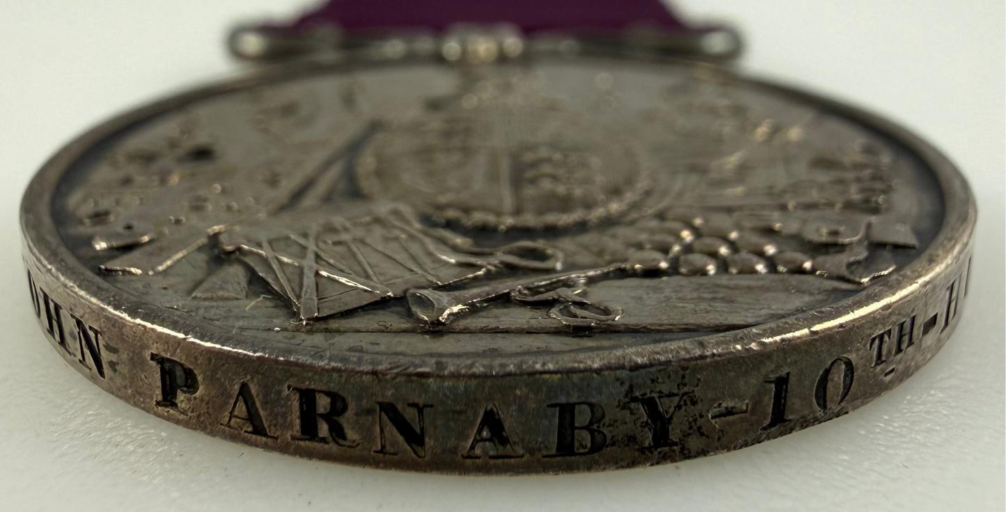 British – Victorian – Crimean War Long Service Medal Group – 10th Hussars - Parnaby