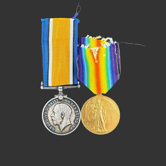 Canadian - WWI - Medal Pair to 116th Canadian Infantry Battalion - POW - Munch