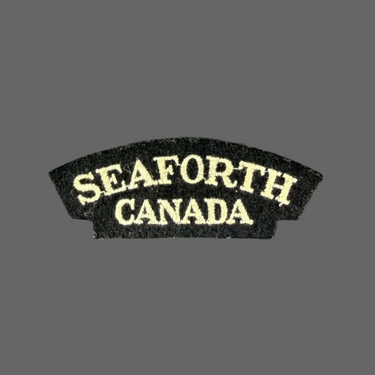 Canadian – WWII - Seaforth Highlanders of Canada - Cloth Shoulder Title
