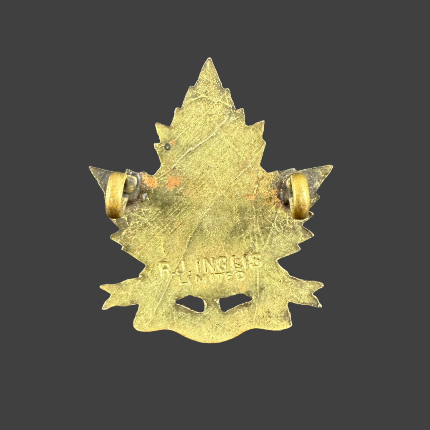 WWI - CEF Collar Badge - 61st Canadian Infantry Battalion (Winnipeg) - Inglis