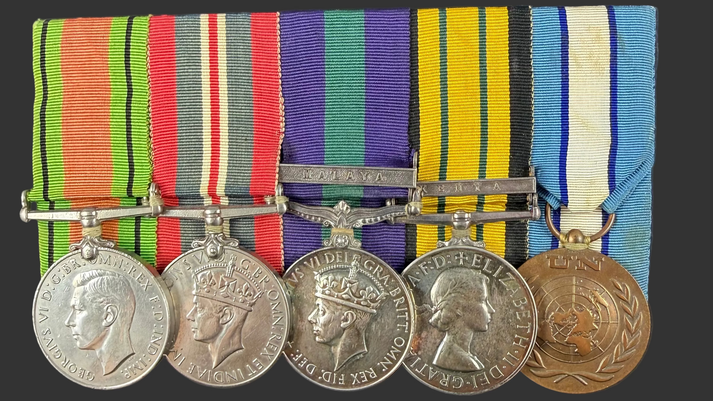 British – WWII and Post War Medal Group – Royal Inniskilling Fusiliers – McFeeters