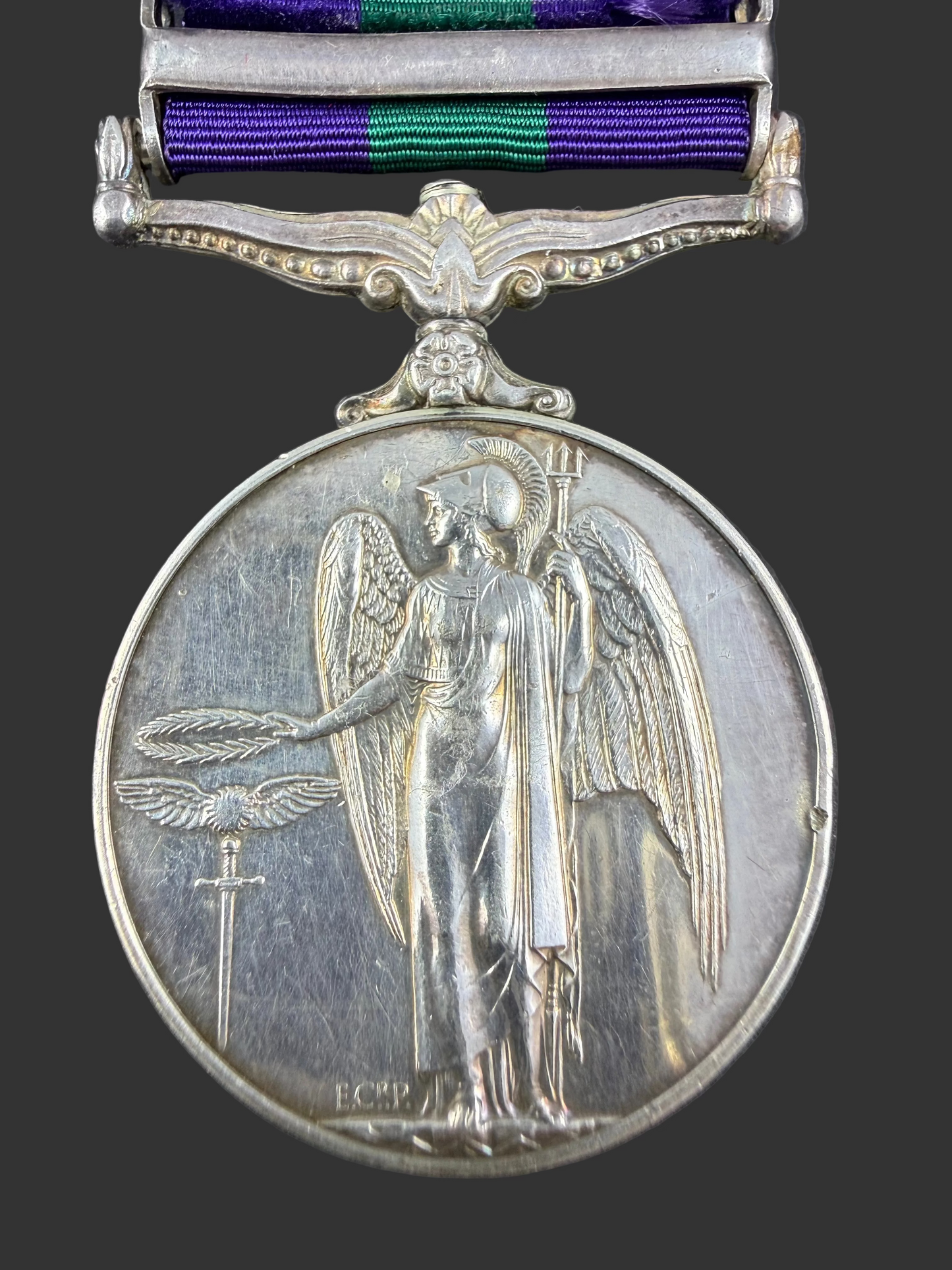 British – General Service Medal 1918 – Arabian Peninsula – Royal Inniskilling Fusiliers – Duff
