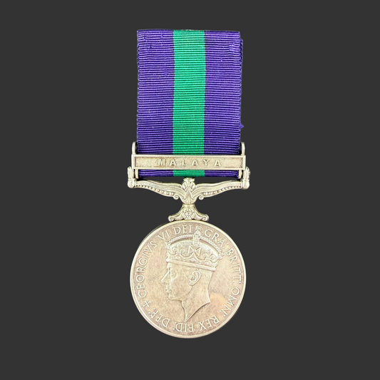 British – General Service Medal 1918 – Malaya – Royal Inniskilling Fusiliers – Nicholas