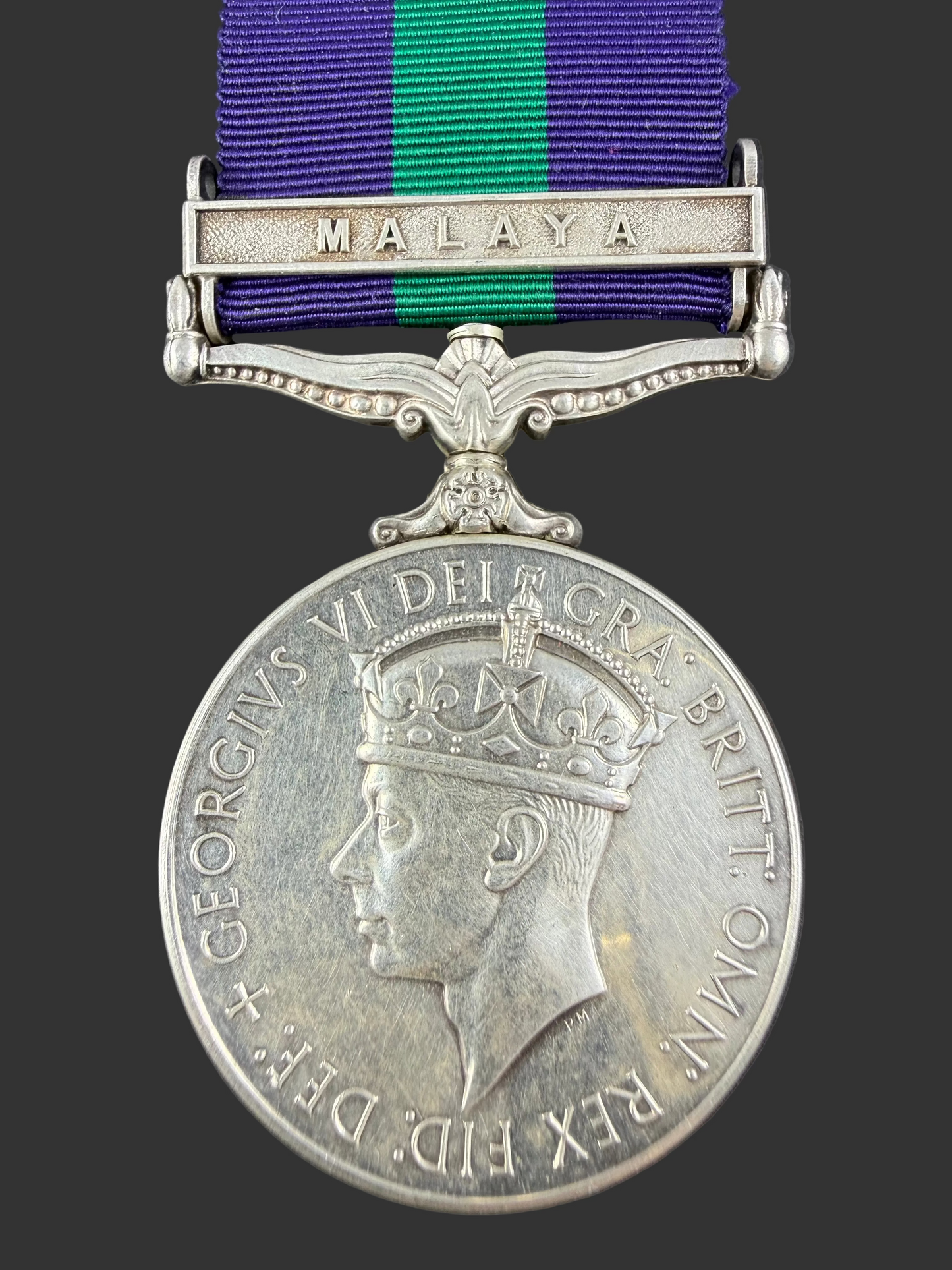 British – General Service Medal 1918 – Malaya – Royal Inniskilling Fusiliers – Nicholas