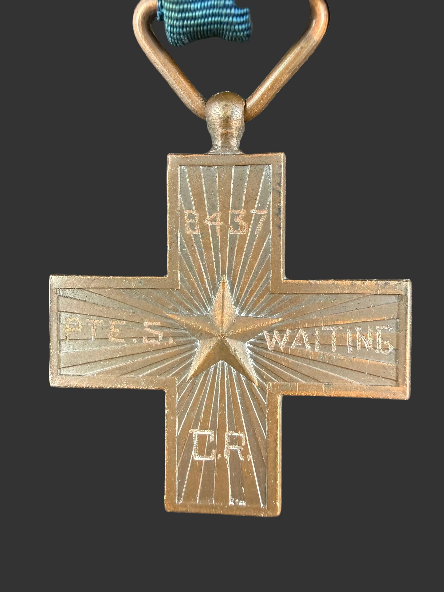 British – WWI – Medal Pair with Italian War Merit Cross – Connaught Rangers – Waiting