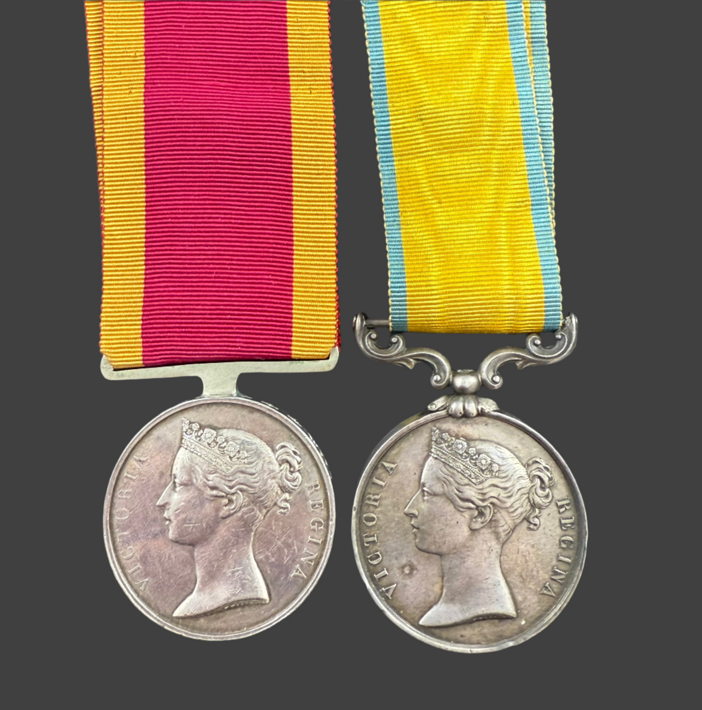 Victorian - Royal Navy Medal Pair - China 1842 - Baltic - Bruce