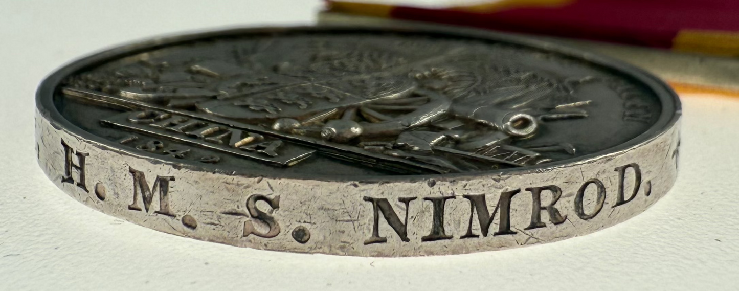 Victorian - Royal Navy Medal Pair - China 1842 - Baltic - Bruce