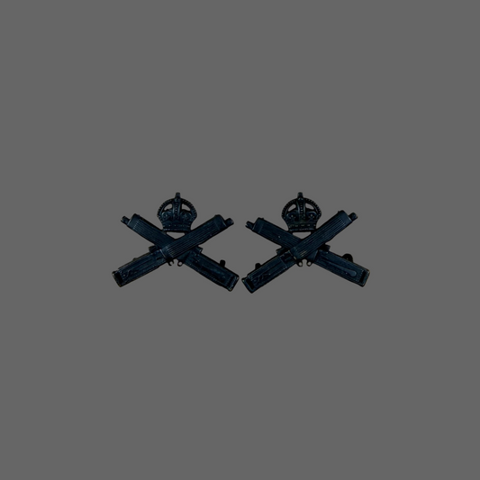 Canadian / British – WWI – Machine Gun Corps – Collar Badges – Officers Service Dress