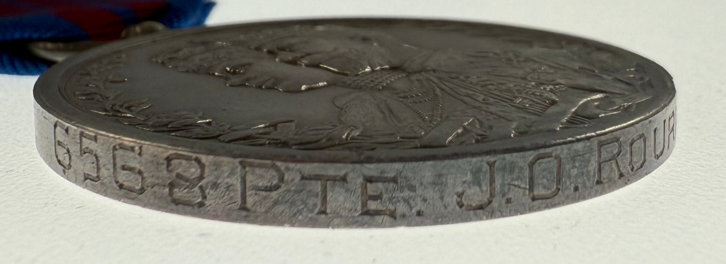 Pre-WWI Delhi Durbar Medal 1911 - Highland Light Infantry - DoW 1915 - O'Rourke