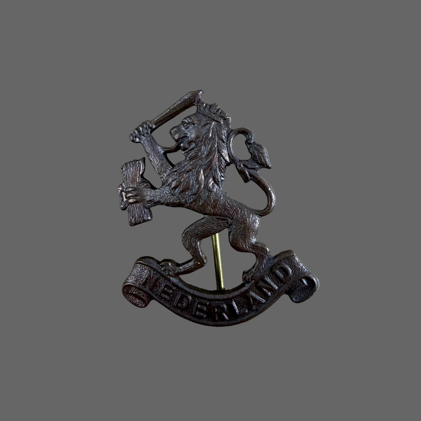 Netherlands – WWII – Free Netherlands Forces – Cap Badge – Australian Made