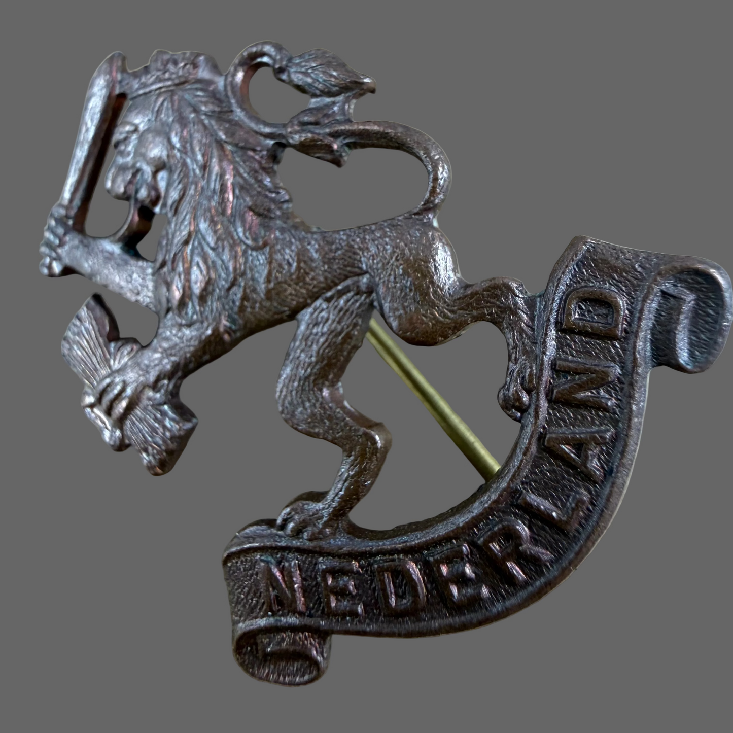 Netherlands – WWII – Free Netherlands Forces – Cap Badge – Australian Made
