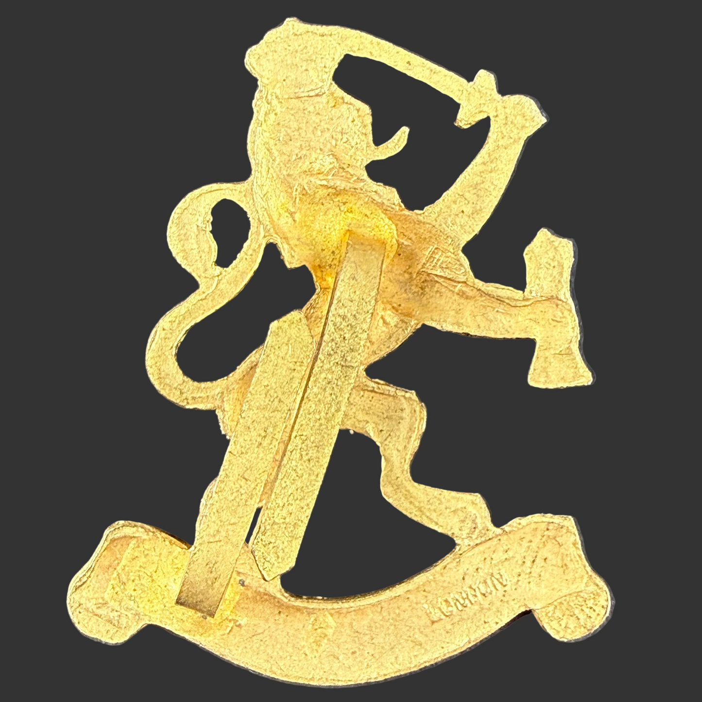 Netherlands – WWII – Free Netherlands Forces – Officers Cap Badge – British Made