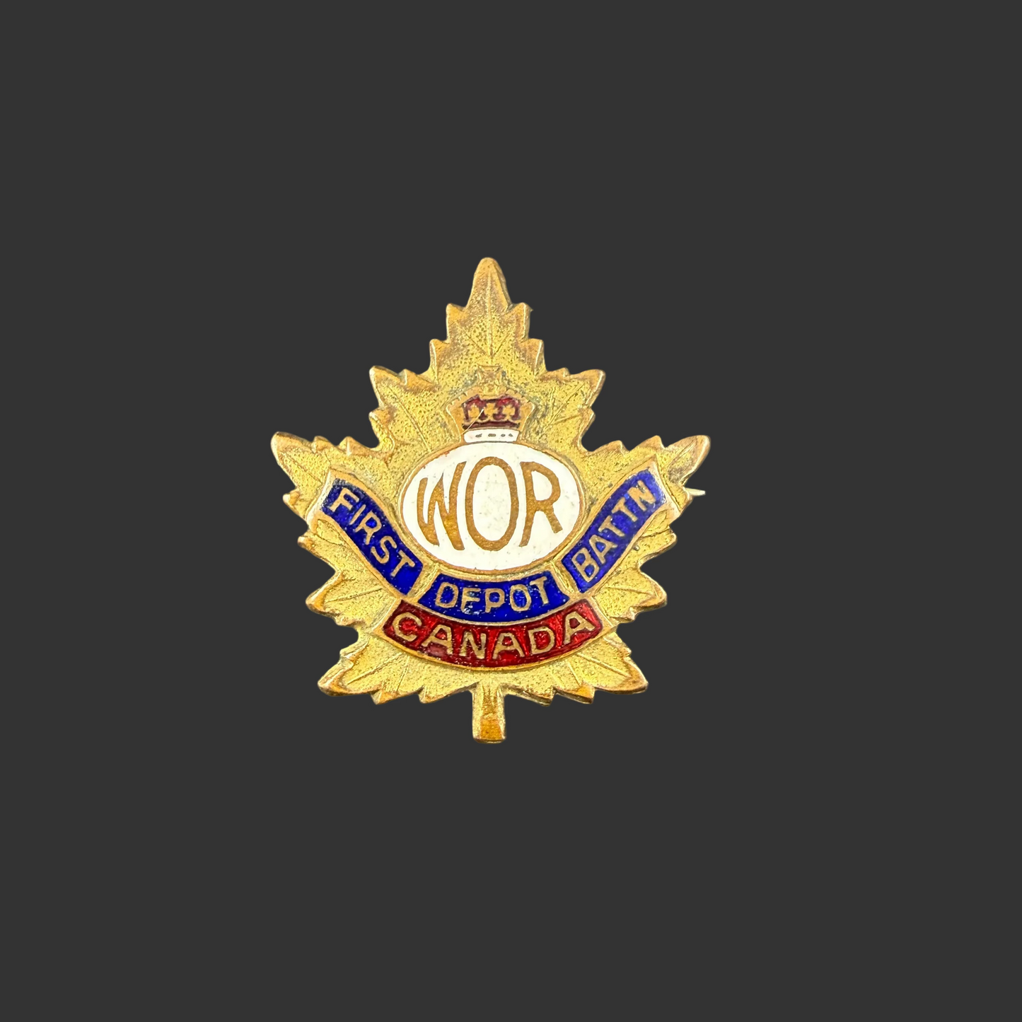 Canadian – WWI – First Depot Battalion – Western Ontario Regiment – Sweetheart Pin