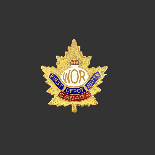 Canadian – WWI – First Depot Battalion – Western Ontario Regiment – Sweetheart Pin