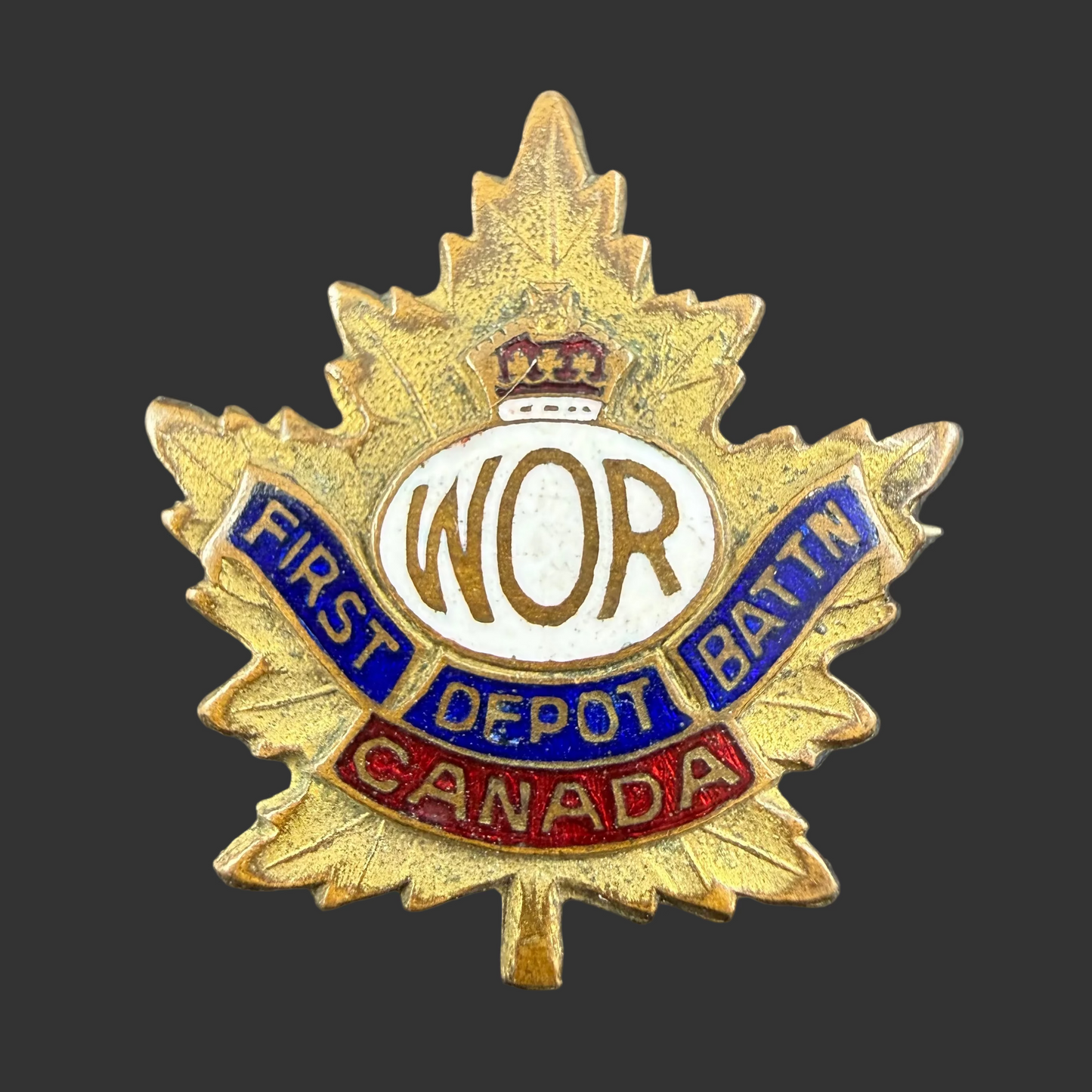 Canadian – WWI – First Depot Battalion – Western Ontario Regiment – Sweetheart Pin