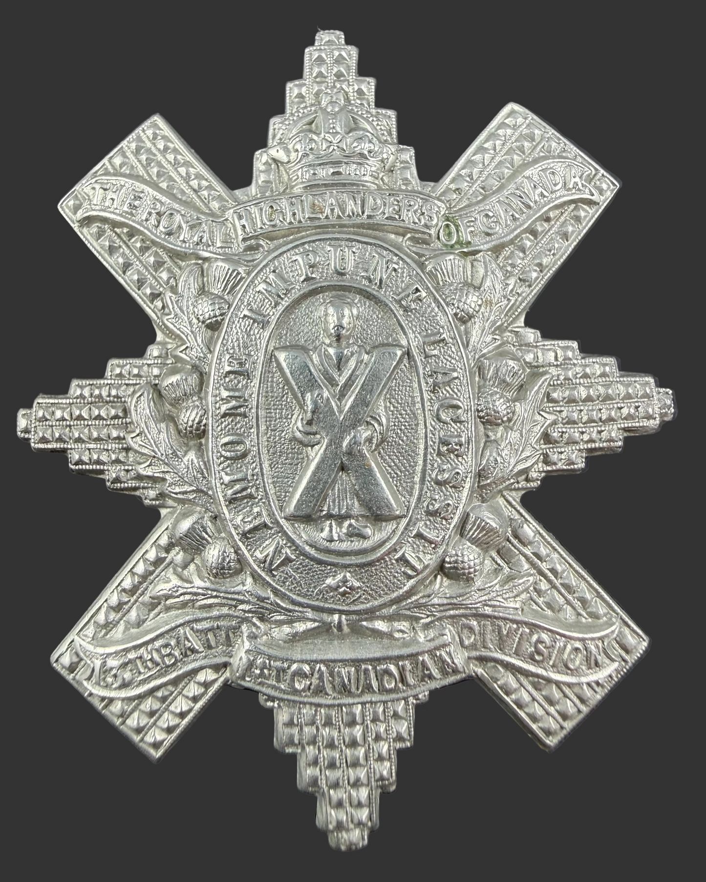 Canadian – WWI – 13th Battalion (Royal Highlanders of Canada) Canadian Infantry – Glengarry Badge
