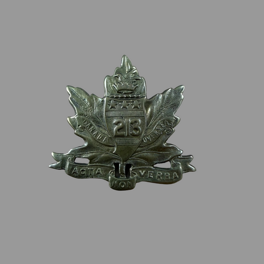 Canadian – WWI – 213th Battalion (Toronto Americans) Canadian Infantry – Cap Badge