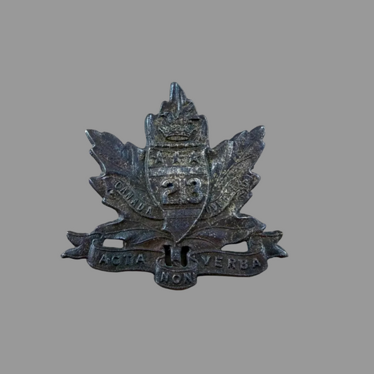 Canadian – WWI – 213th Battalion (Toronto Americans) Canadian Infantry – Cap Badge