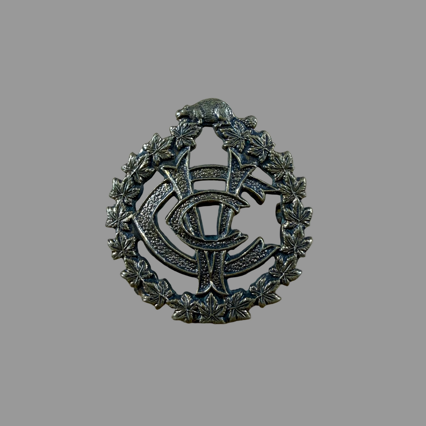 Canadian – WWI – Canadian Army Veterinary Corps – Collar Badge