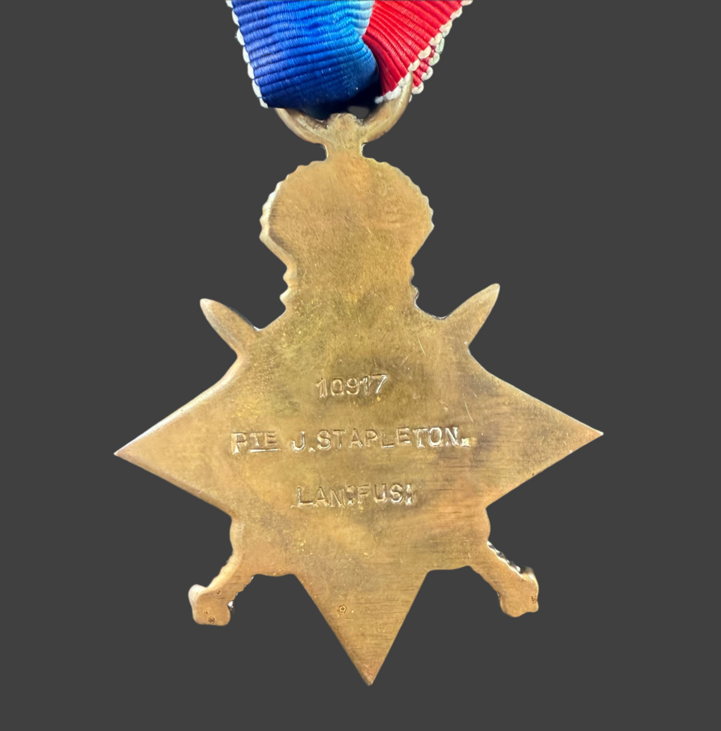 WWI 1914-15 Medal Trio to 1st Salford Pals - Lancashire Fusiliers - KIA 1 July 1916 - Stapleton