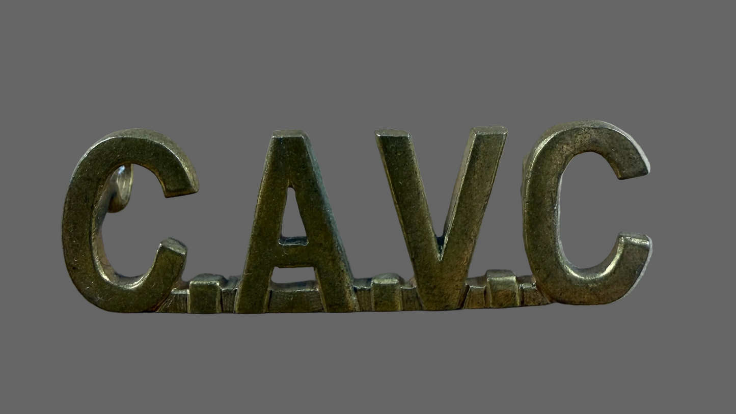 Canadian – WWI – Canadian Army Veterinary Corps – Shoulder Title