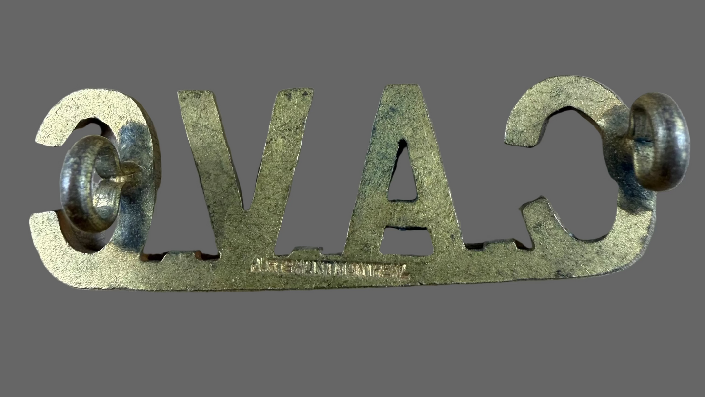 Canadian – WWI – Canadian Army Veterinary Corps – Shoulder Title