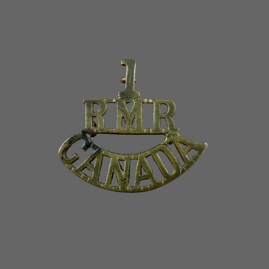 Canadian – WWI-Post War – 14th Battalion (1st Royal Montreal Regiment) – Shoulder Title
