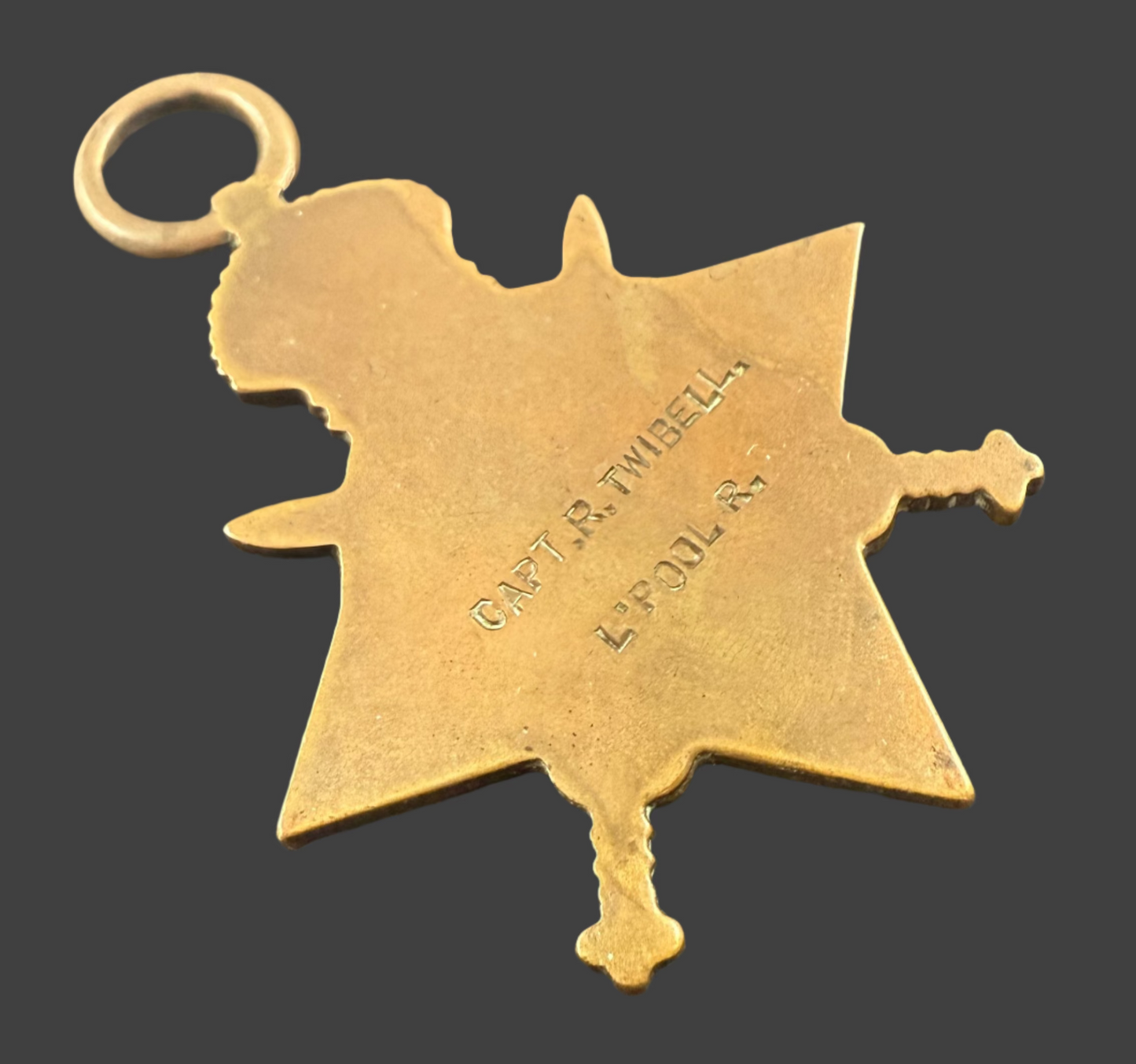 WWI - 1914-15 Star & Victory Medal - King's Liverpool Regiment - Captain - Twibell - MiD
