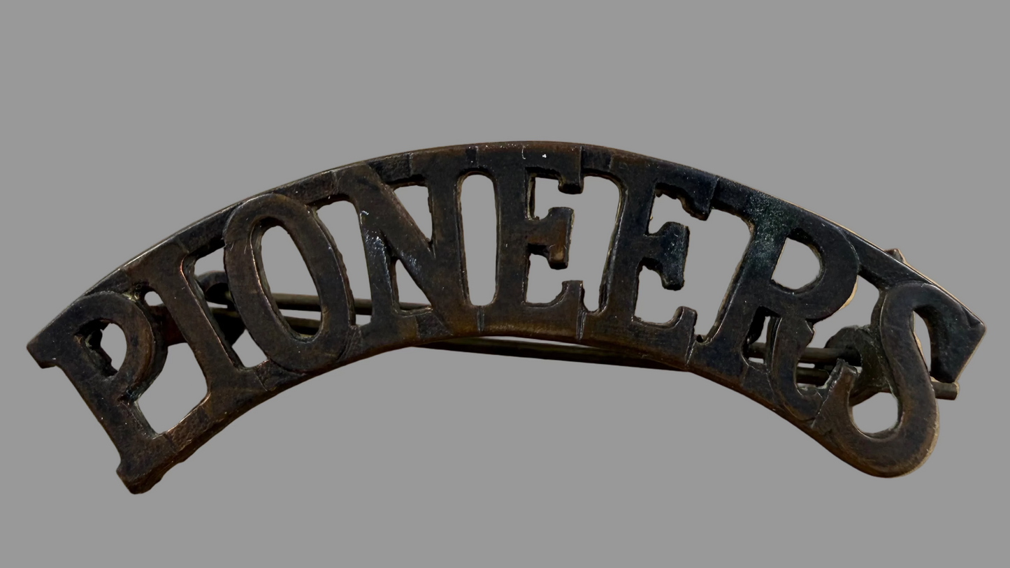 Canadian – WWI – Pioneer Battalion – Shoulder Title