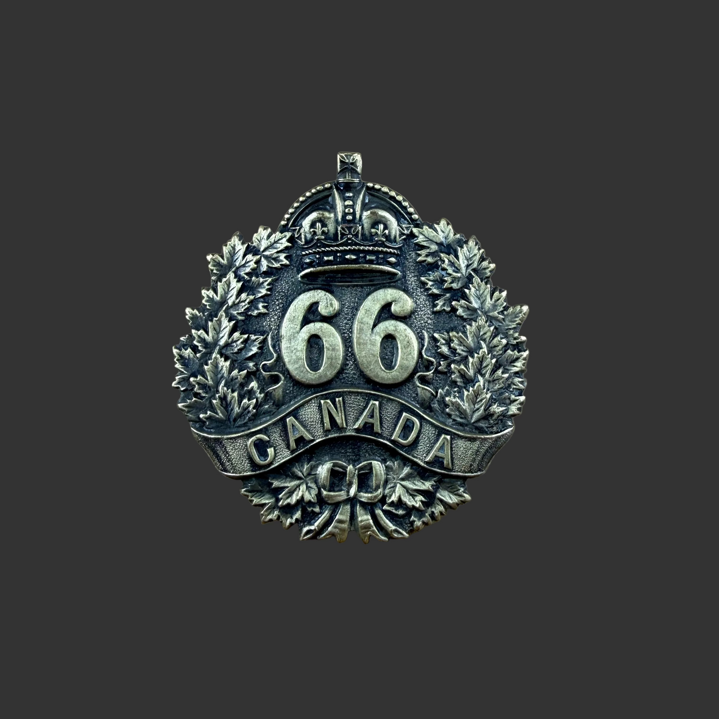 Canadian – WWI – 66th Battalion (Edmonton Guards) Canadian Infantry – Cap Badge