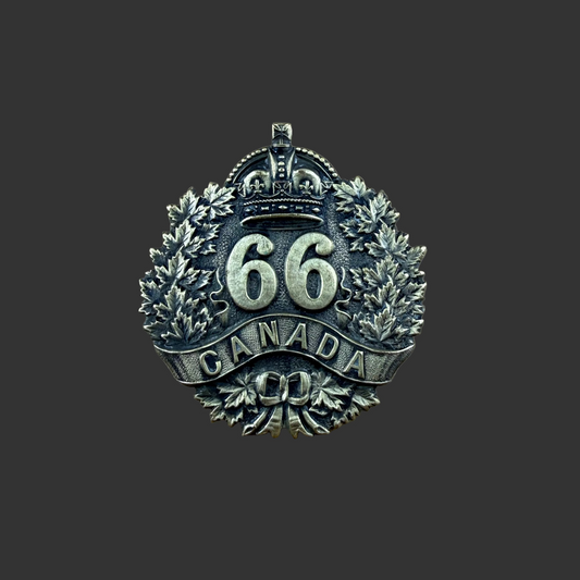 Canadian – WWI – 66th Battalion (Edmonton Guards) Canadian Infantry – Cap Badge