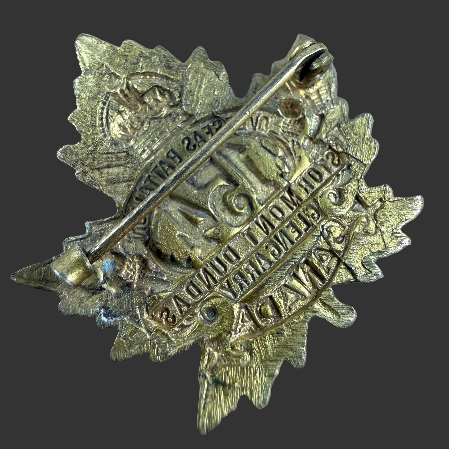 Canadian – WWI – 154th Battalion (Stormont Dundas & Glengarry) Canadian Infantry – Collar Badge