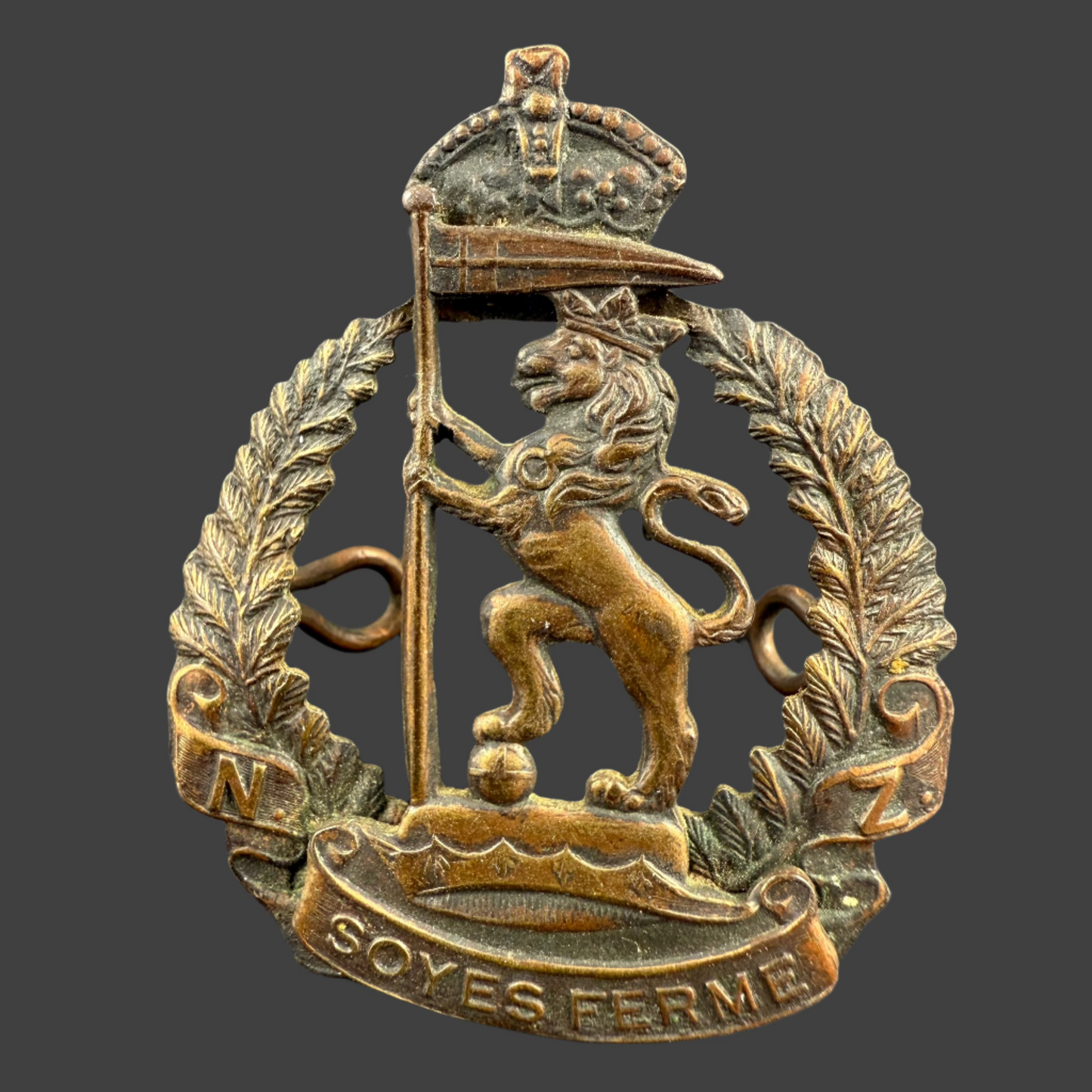 WWI - New Zealand Rifle Brigade Replacements - Cap Badge