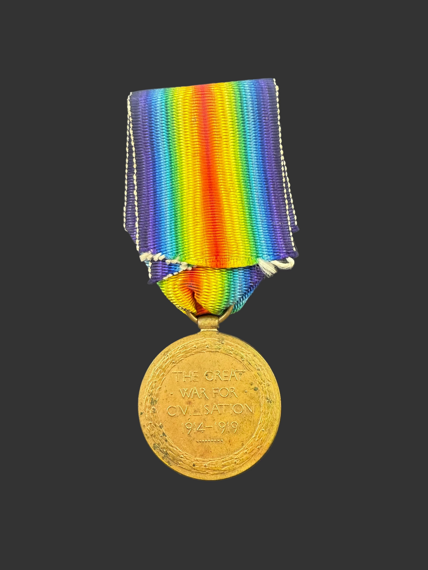 WWI - Victory Medal - 1st Canadian Infantry Battalion - KIA - Russell