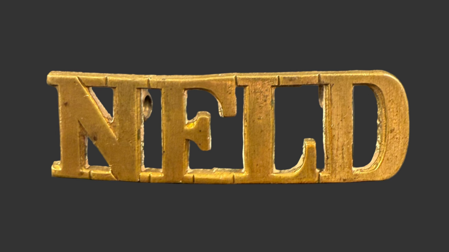 WWI - Canadian - Royal Newfoundland Regiment - Shoulder Title